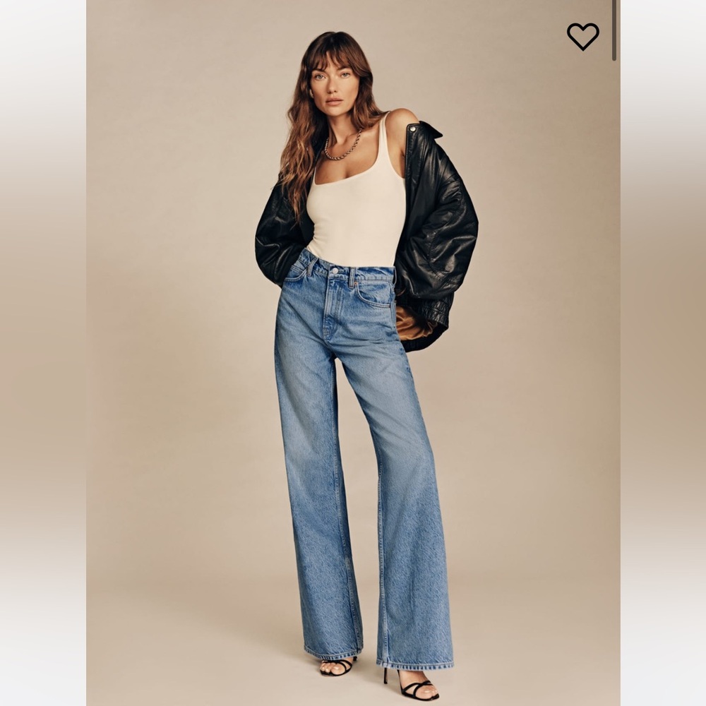 Reformation Carey High Rise Wide Leg Jeans